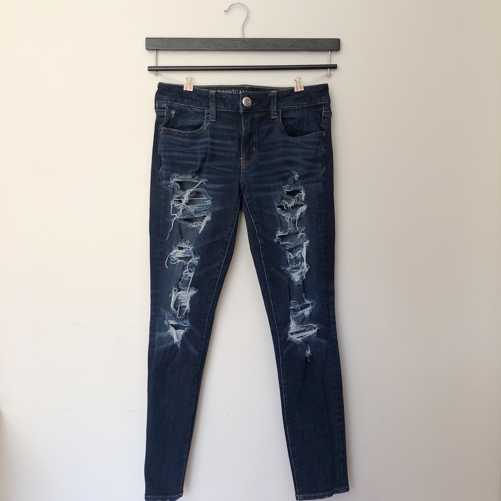 American Eagle ripped jeans